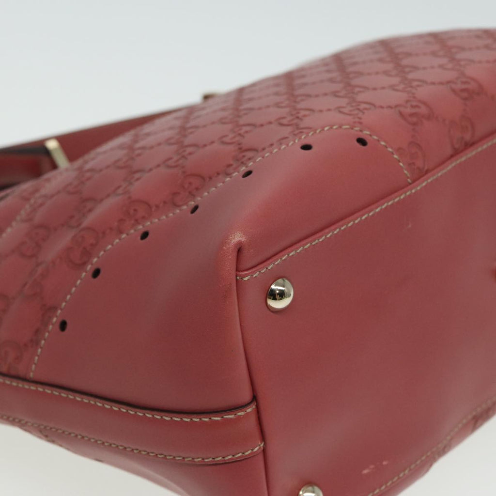 GUCCI GG Canvas Guccissima Hand Bag Pink 145993 80835