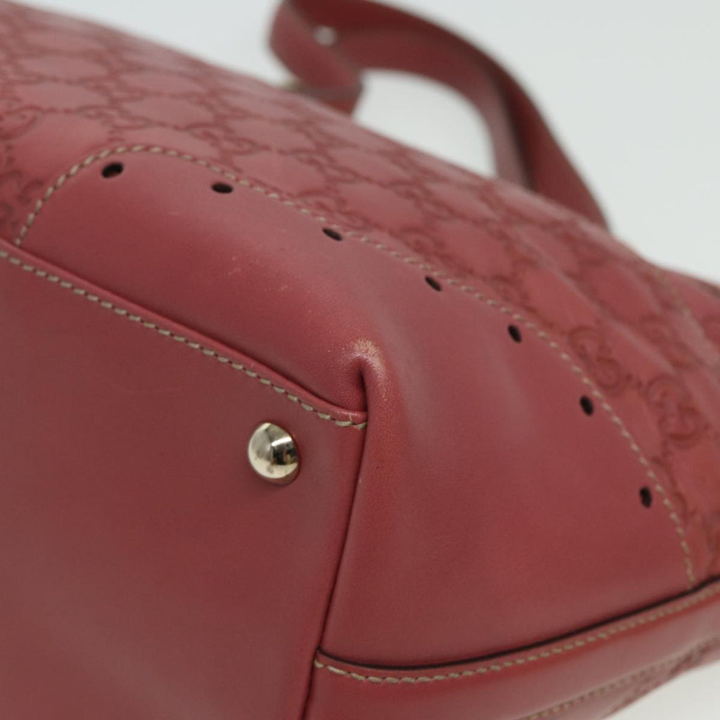 GUCCI GG Canvas Guccissima Hand Bag Pink 145993 80835