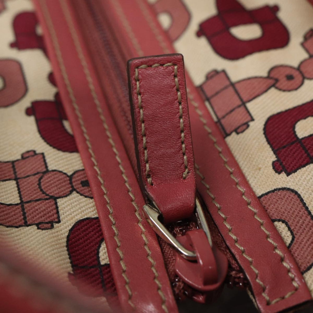 GUCCI GG Canvas Guccissima Hand Bag Pink 145993 80835