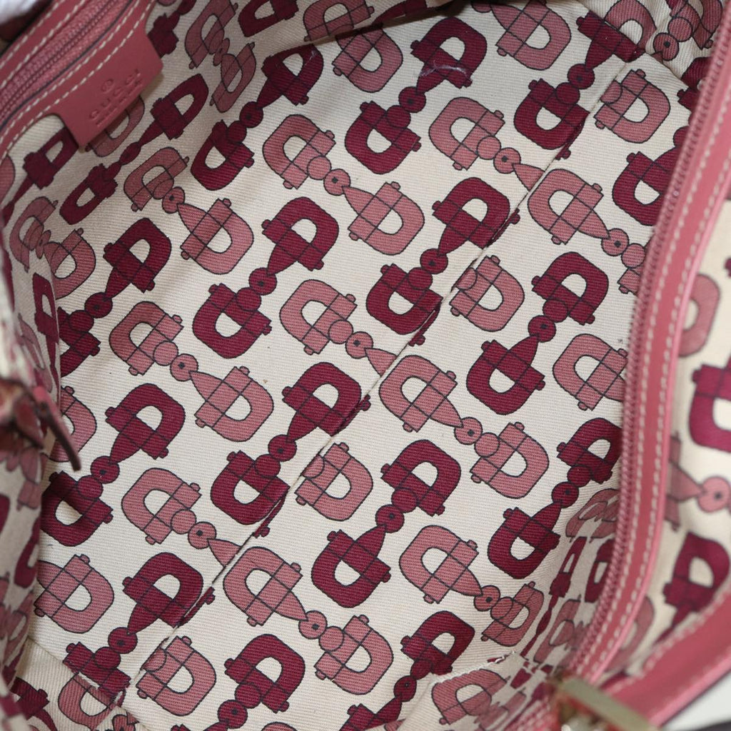 GUCCI GG Canvas Guccissima Hand Bag Pink 145993 80835