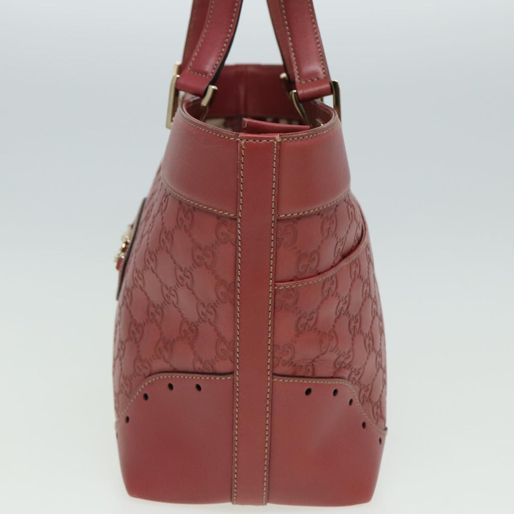 GUCCI GG Canvas Guccissima Hand Bag Pink 145993 80835