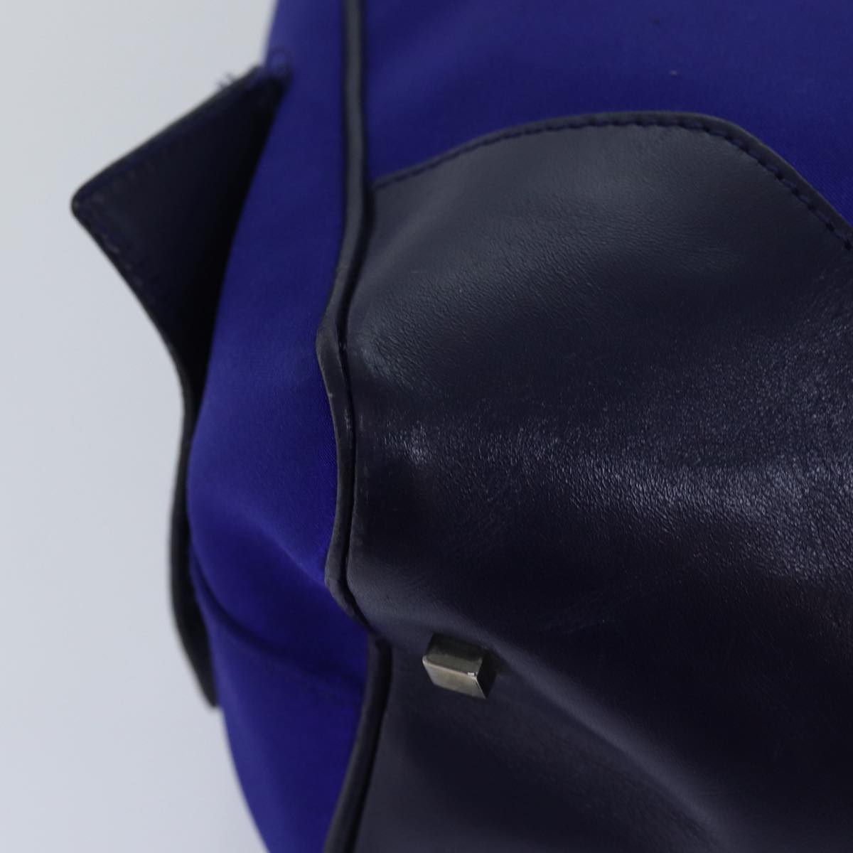 GUCCI Hand Bag Nylon Blue 002 1115 80838