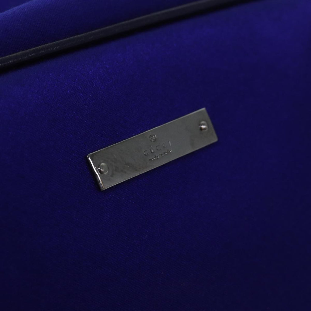 GUCCI Hand Bag Nylon Blue 002 1115 80838