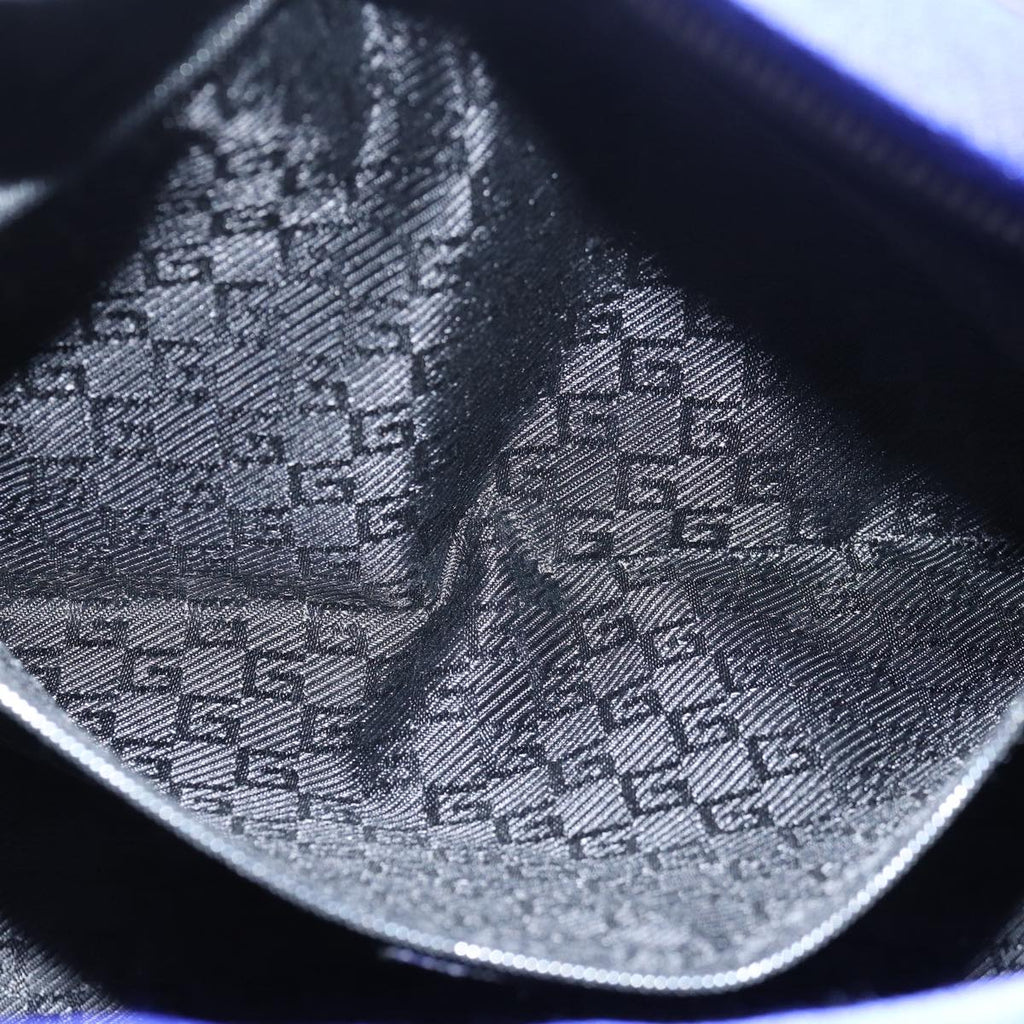 GUCCI Hand Bag Nylon Blue 002 1115 80838