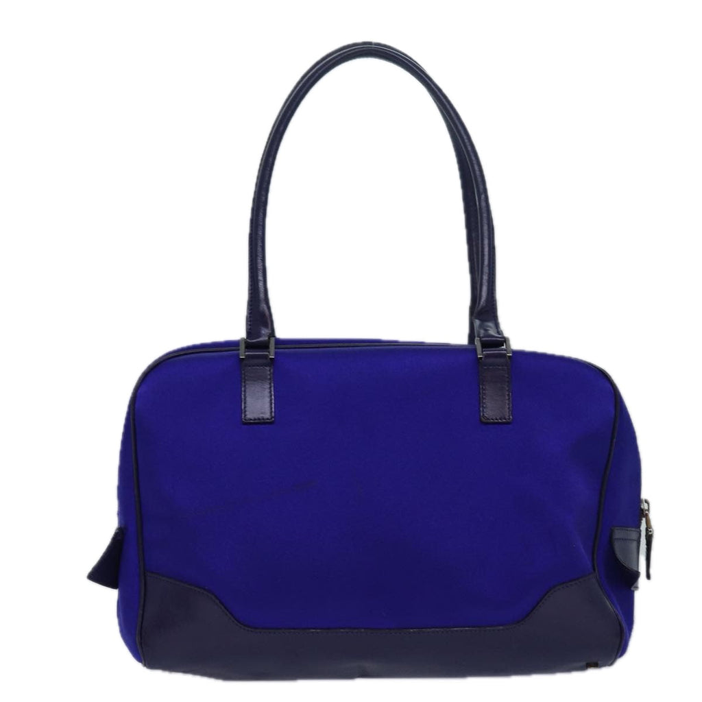 GUCCI Hand Bag Nylon Blue 002 1115 80838