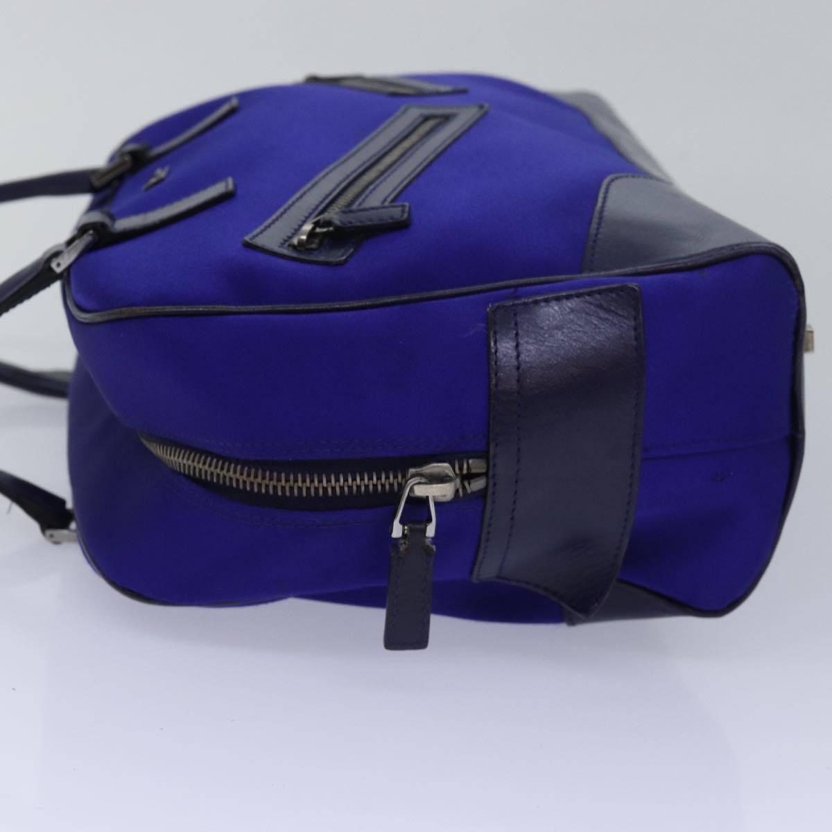 GUCCI Hand Bag Nylon Blue 002 1115 80838