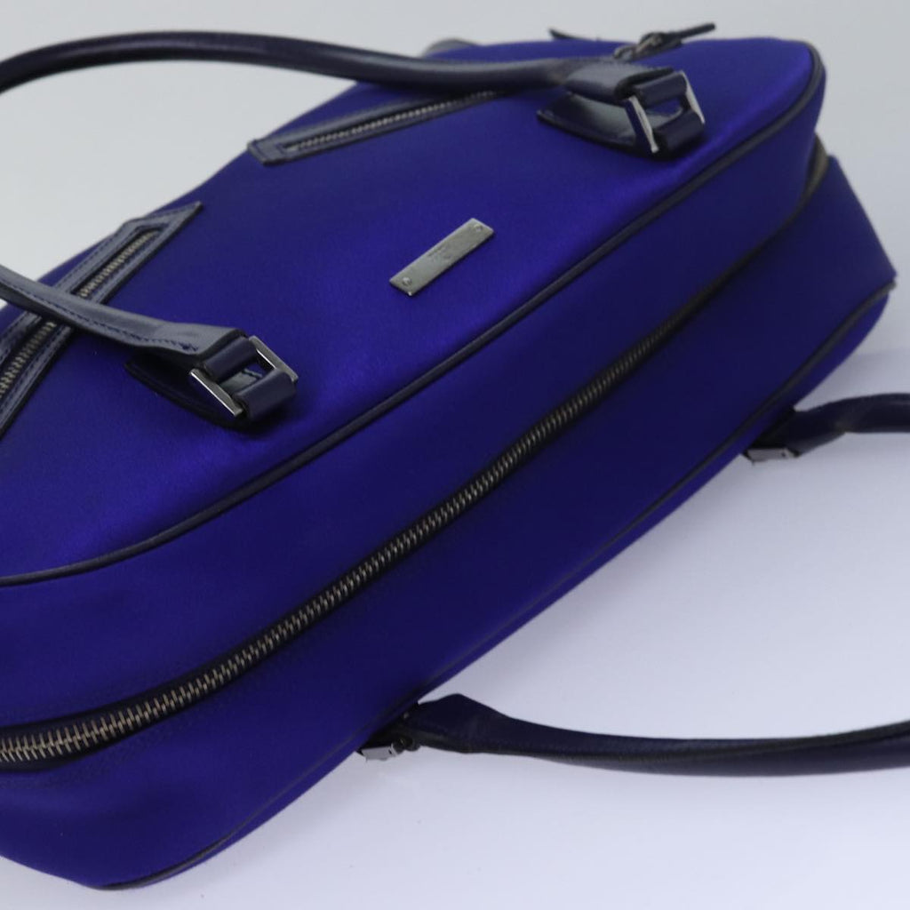 GUCCI Hand Bag Nylon Blue 002 1115 80838
