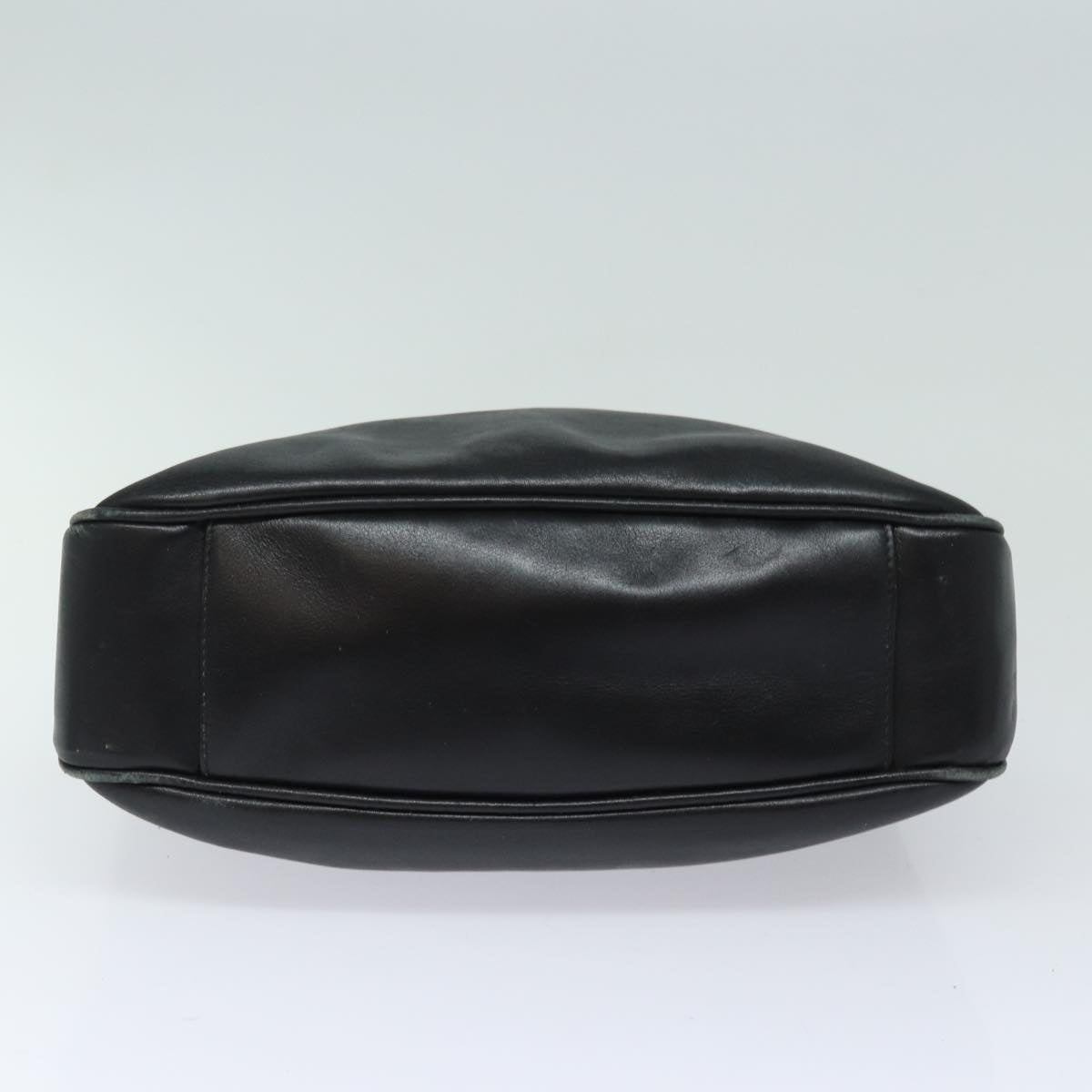 GUCCI Bamboo Shoulder Bag Leather 2way Black 001 1638 80839