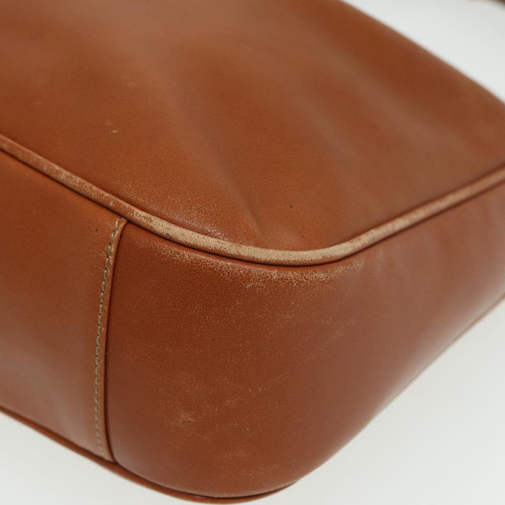GUCCI Bamboo Shoulder Bag Leather 2way Brown 001 0166 1638 80845