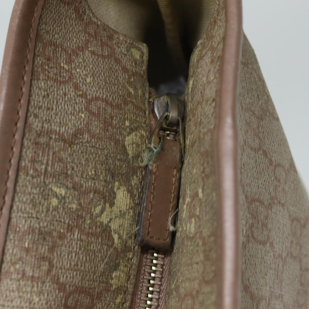 GUCCI GG Supreme Tote Bag PVC Leather Beige 211137 80851