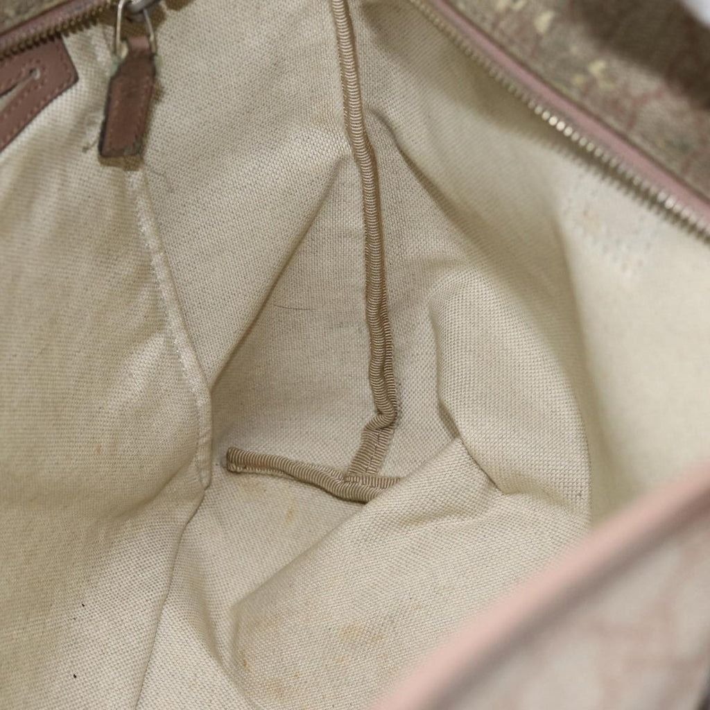 GUCCI GG Supreme Tote Bag PVC Leather Beige 211137 80851