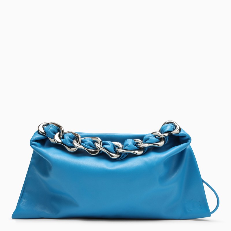 Burberry Medium Turquoise Leather Swan Bag Women