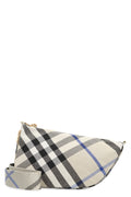 MEDIUM SHIELD BAG WITH CHECK PATTERN