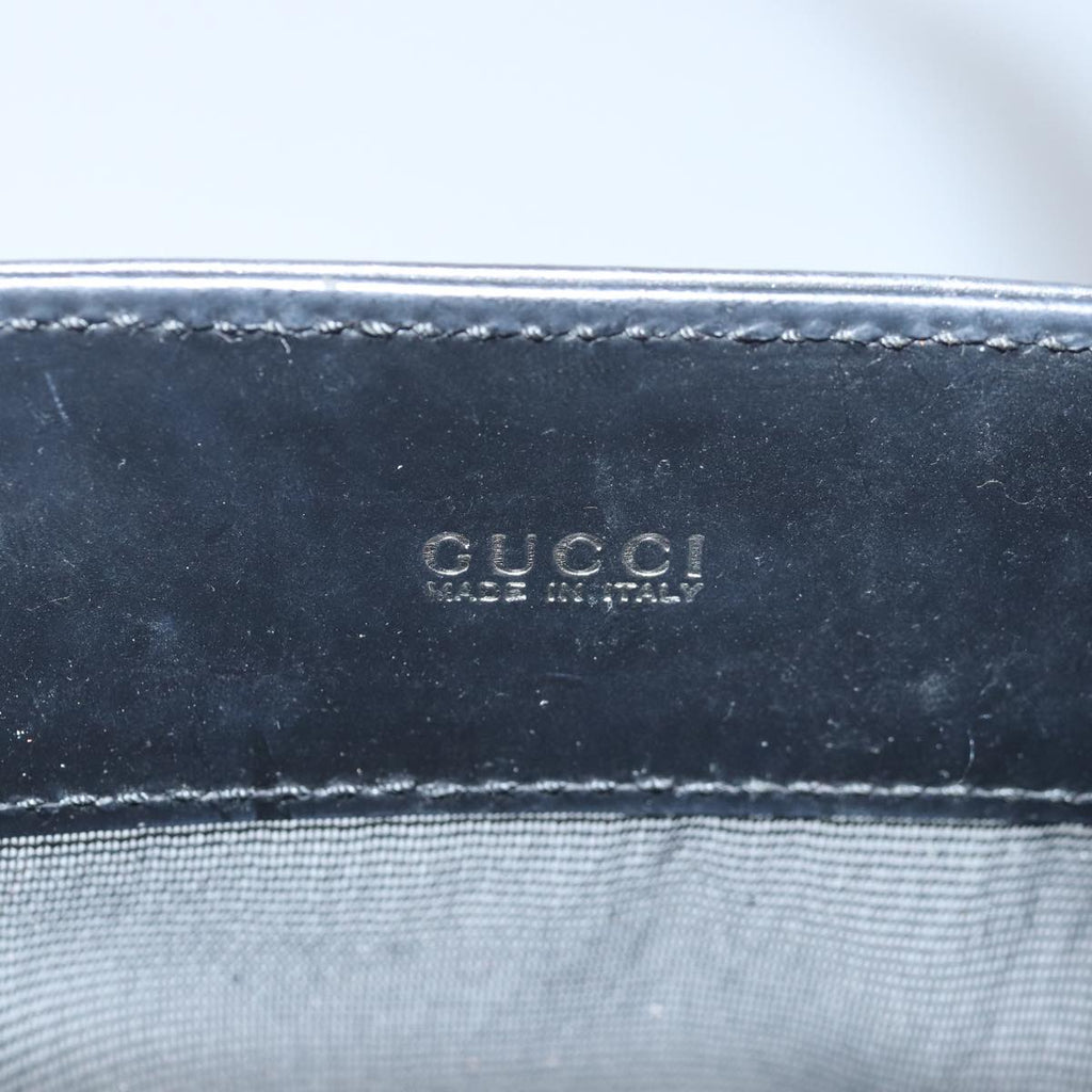 GUCCI Hand Bag Nylon Black 80886