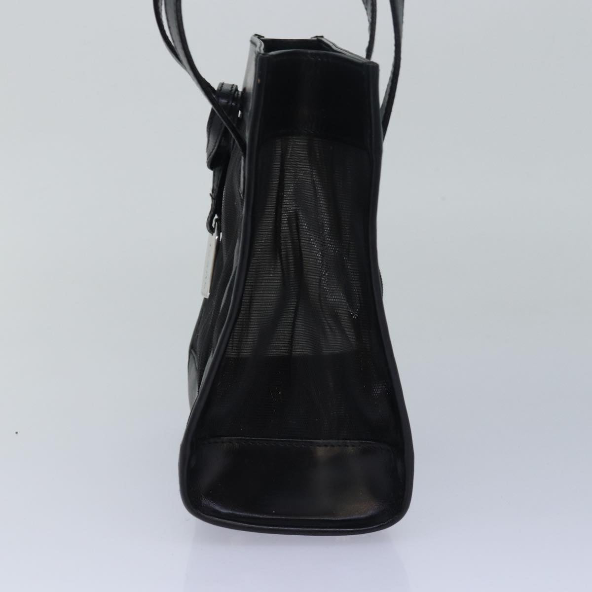 GUCCI Hand Bag Nylon Black 80886