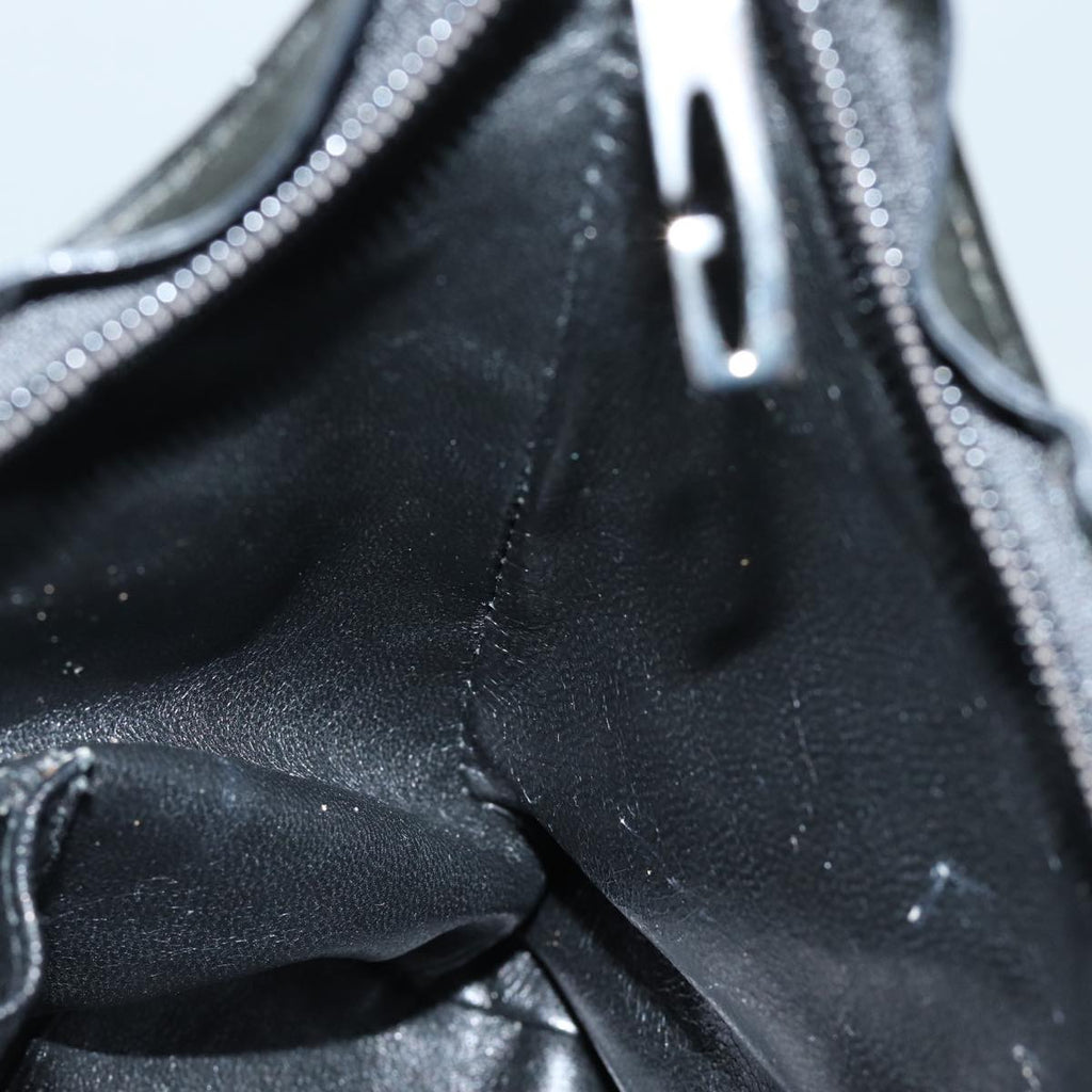 GUCCI Hand Bag Patent leather Black 80889