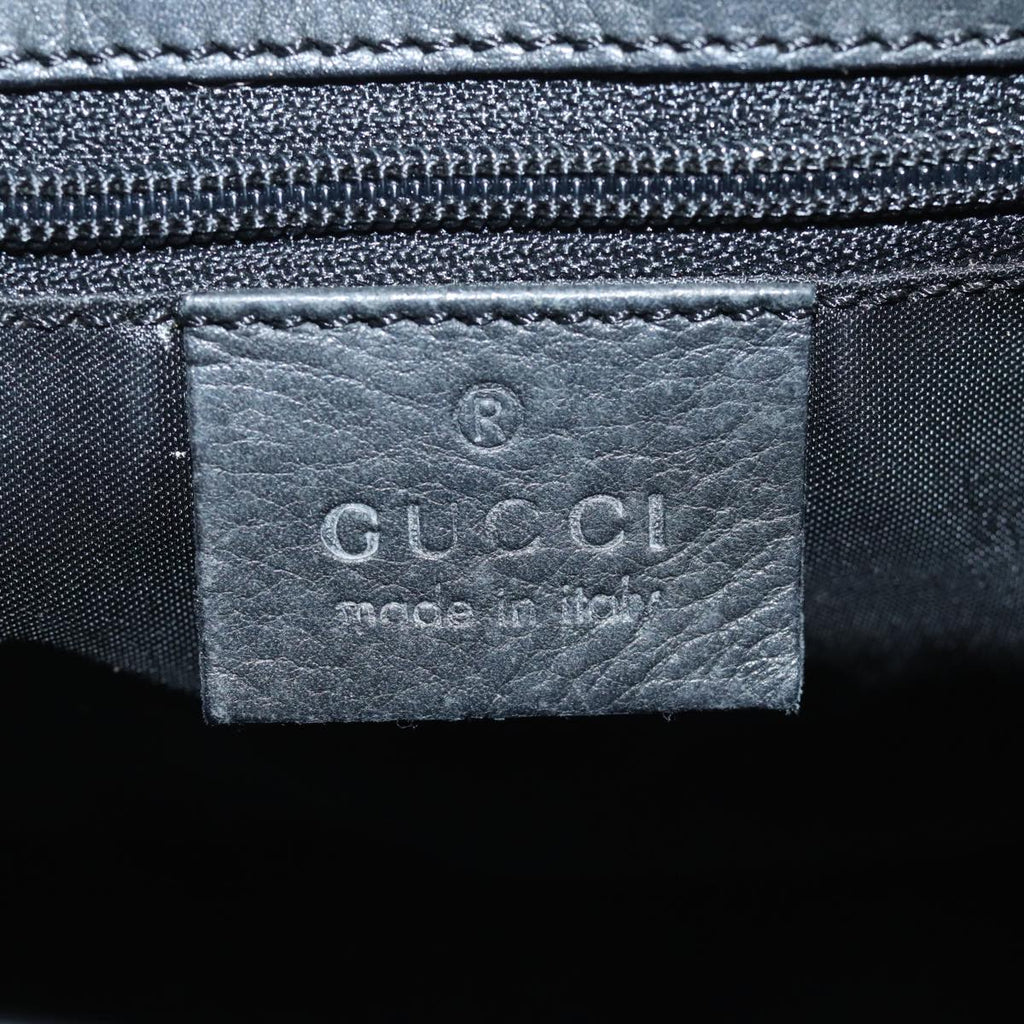 GUCCI Hand Bag Nylon Black 91386 80892