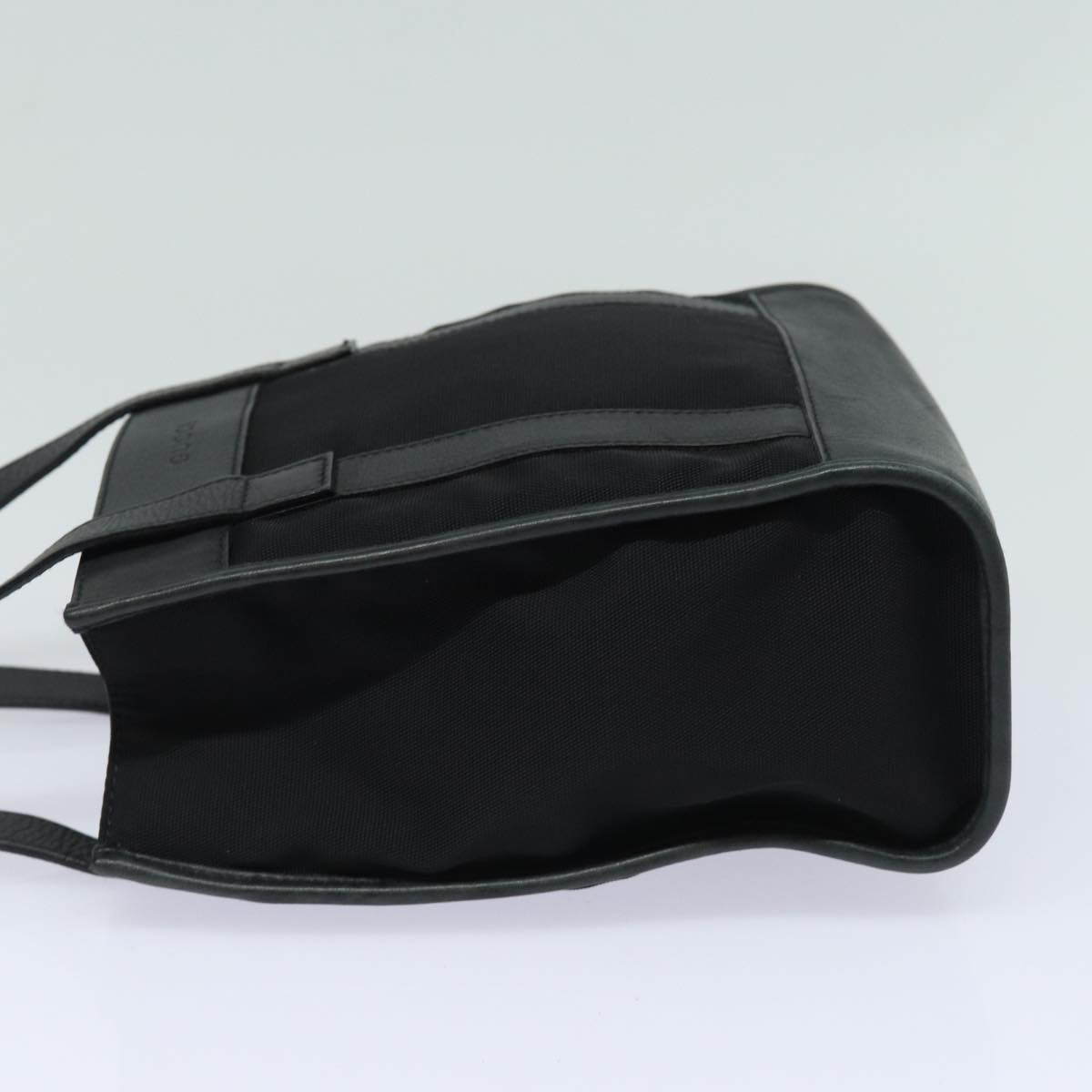 GUCCI Hand Bag Nylon Black 91386 80892