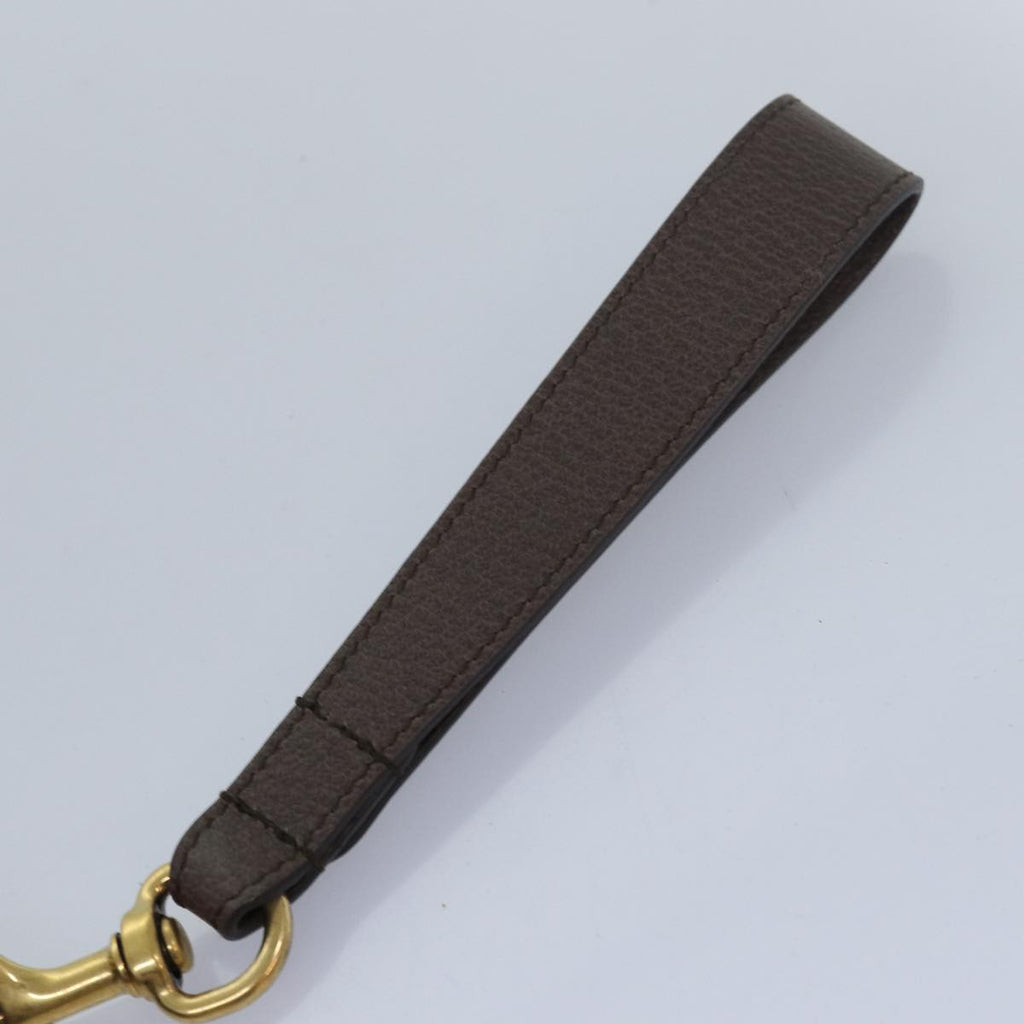 GUCCI GG Supreme Clutch Bag PVC Leather Beige 473915 80898