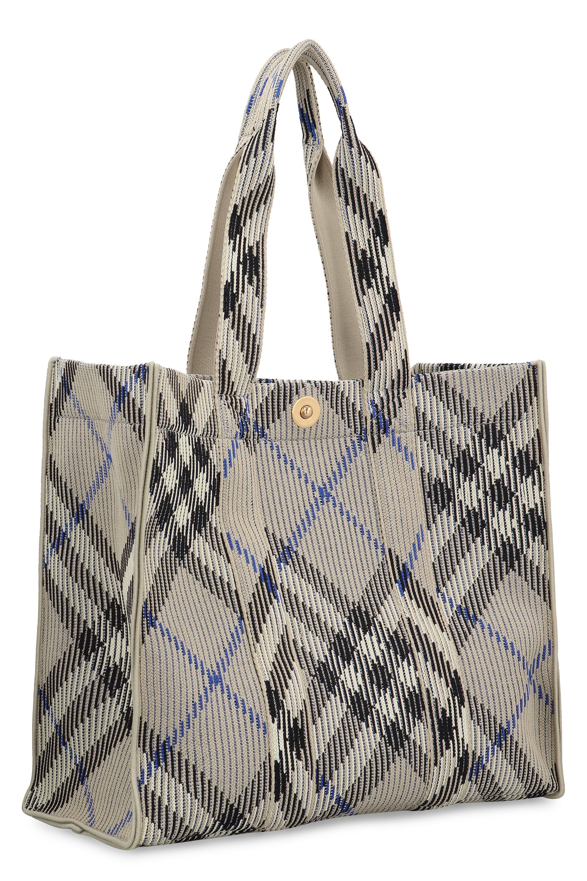 CHECK MEDIA CANVAS TOTE BAG