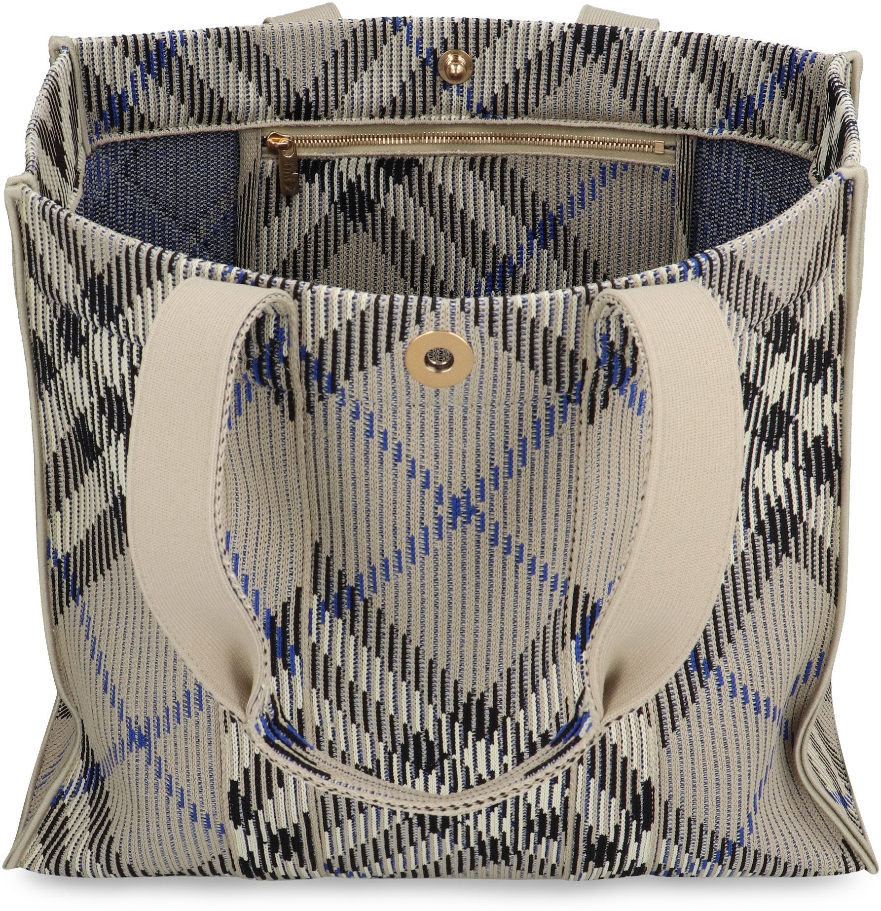 CHECK MEDIA CANVAS TOTE BAG