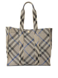 Medium Check Knitted Tote