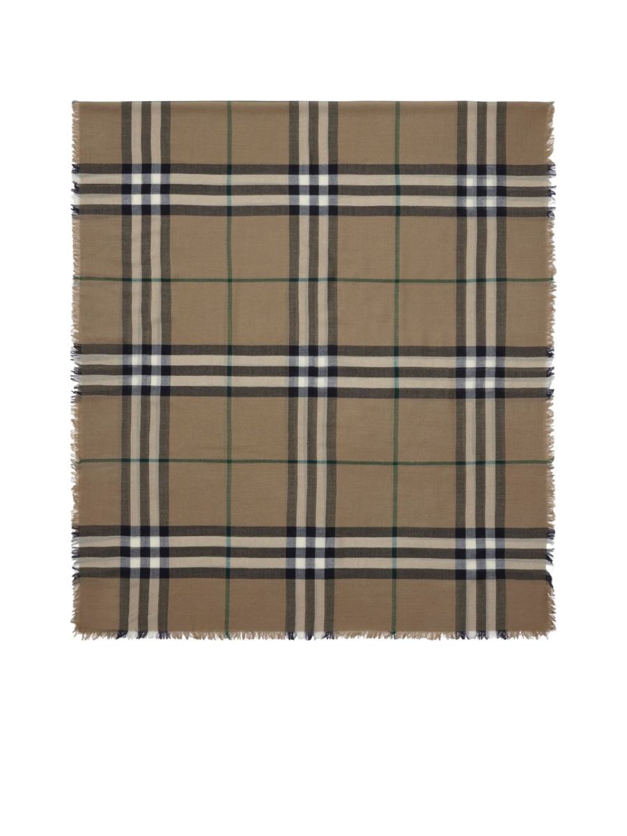 Vintage Check Wool Scarf