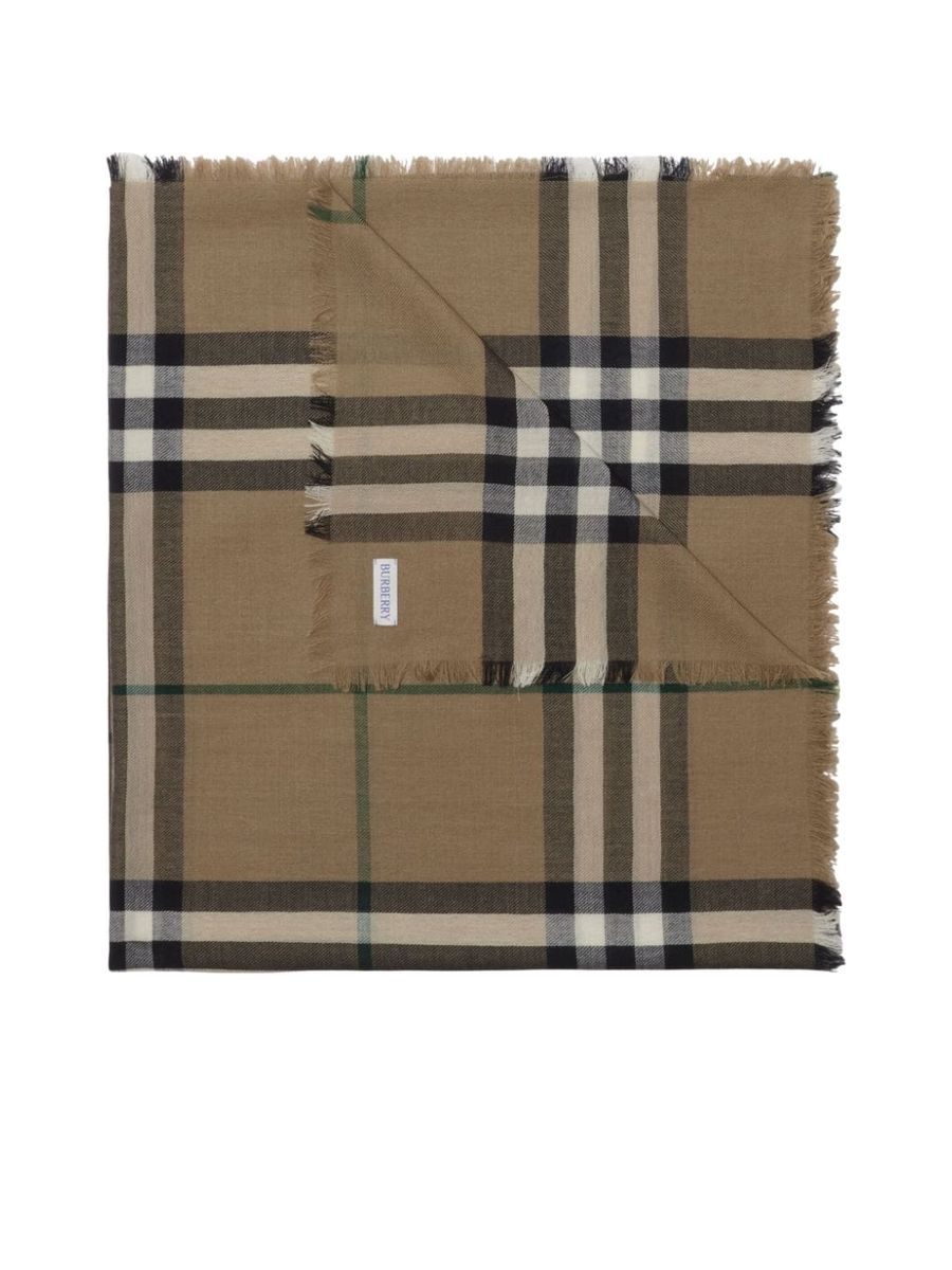 Vintage Check Wool Scarf