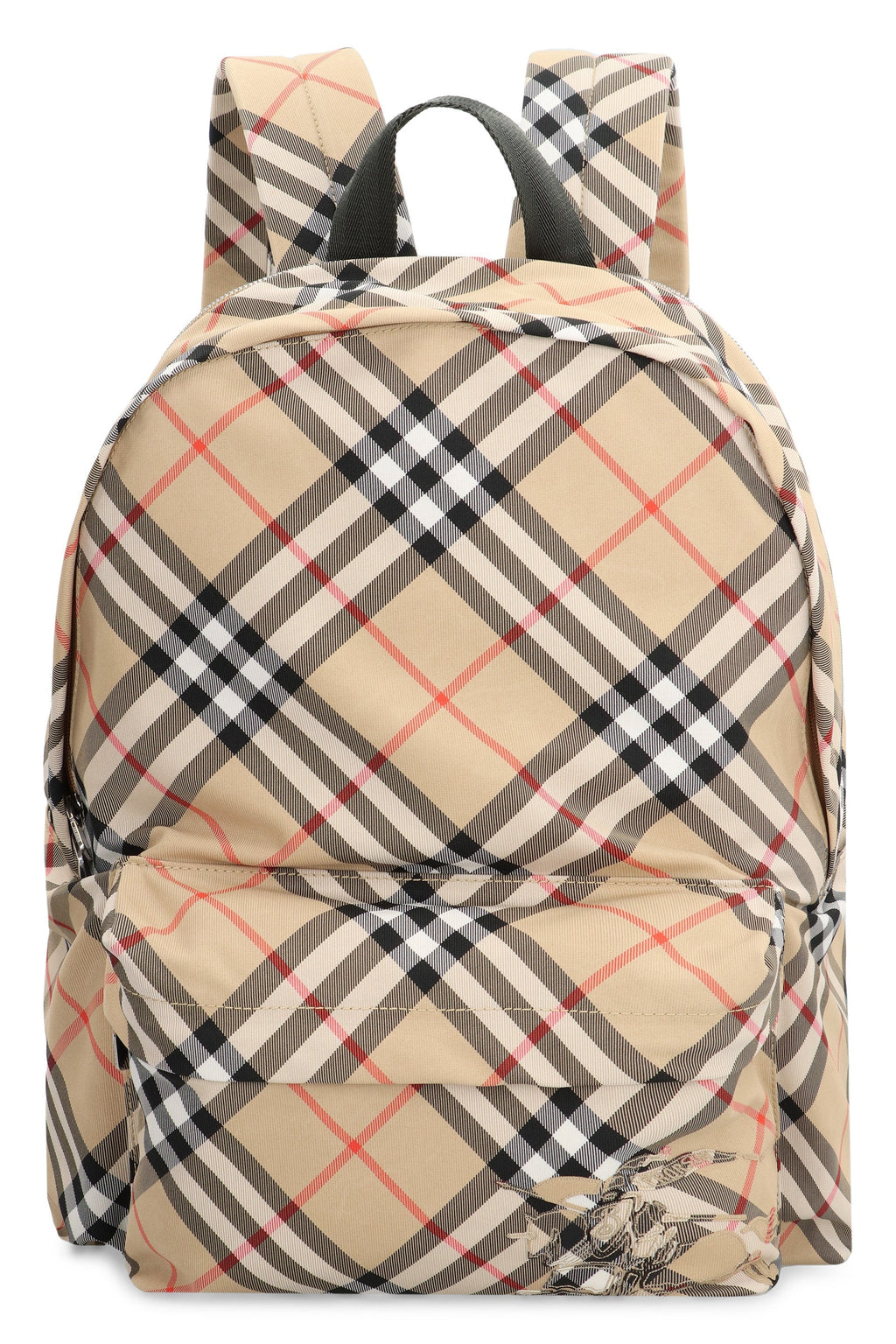 Check Nylon Backpack