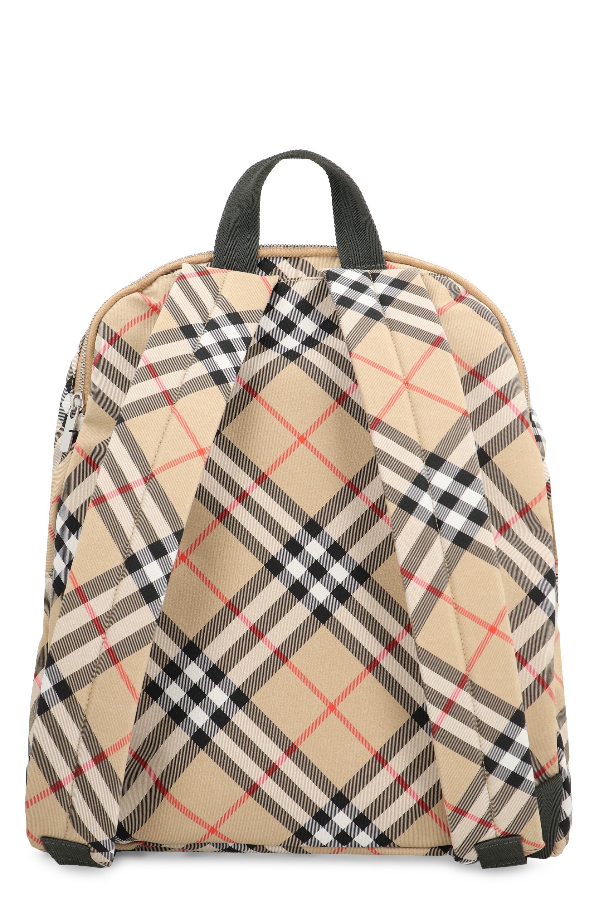 Check Nylon Backpack