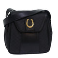 GUCCI Micro GG Supreme Shoulder Bag PVC Black 80932