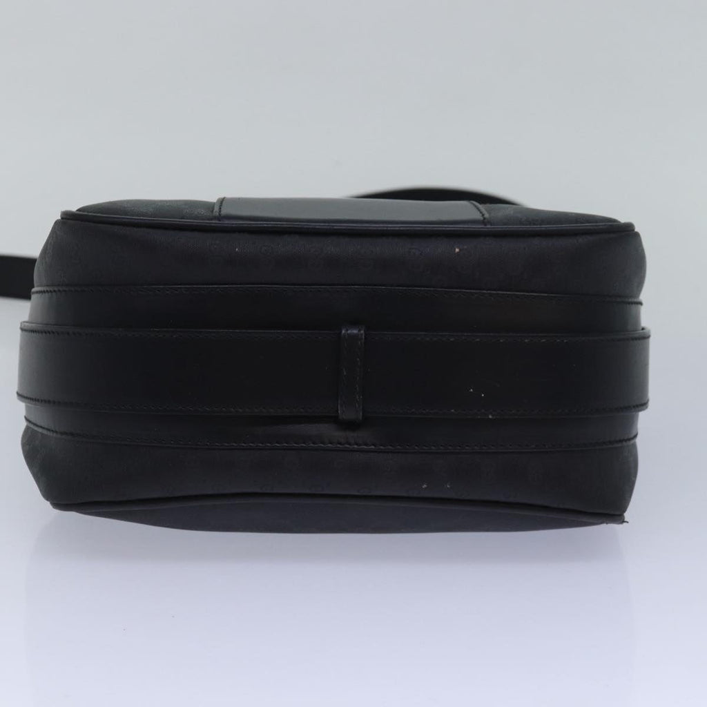 GUCCI Micro GG Supreme Shoulder Bag PVC Black 80932