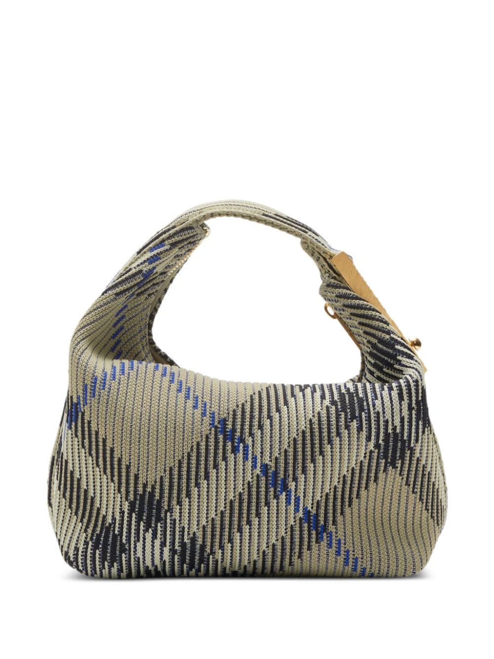 CHECK NYLON MINI HANDBAG