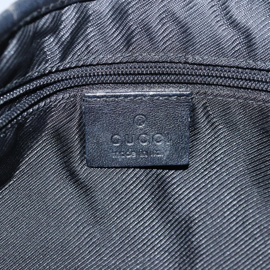 GUCCI GG Canvas Jackie Shoulder Bag Black 001 3306 80935