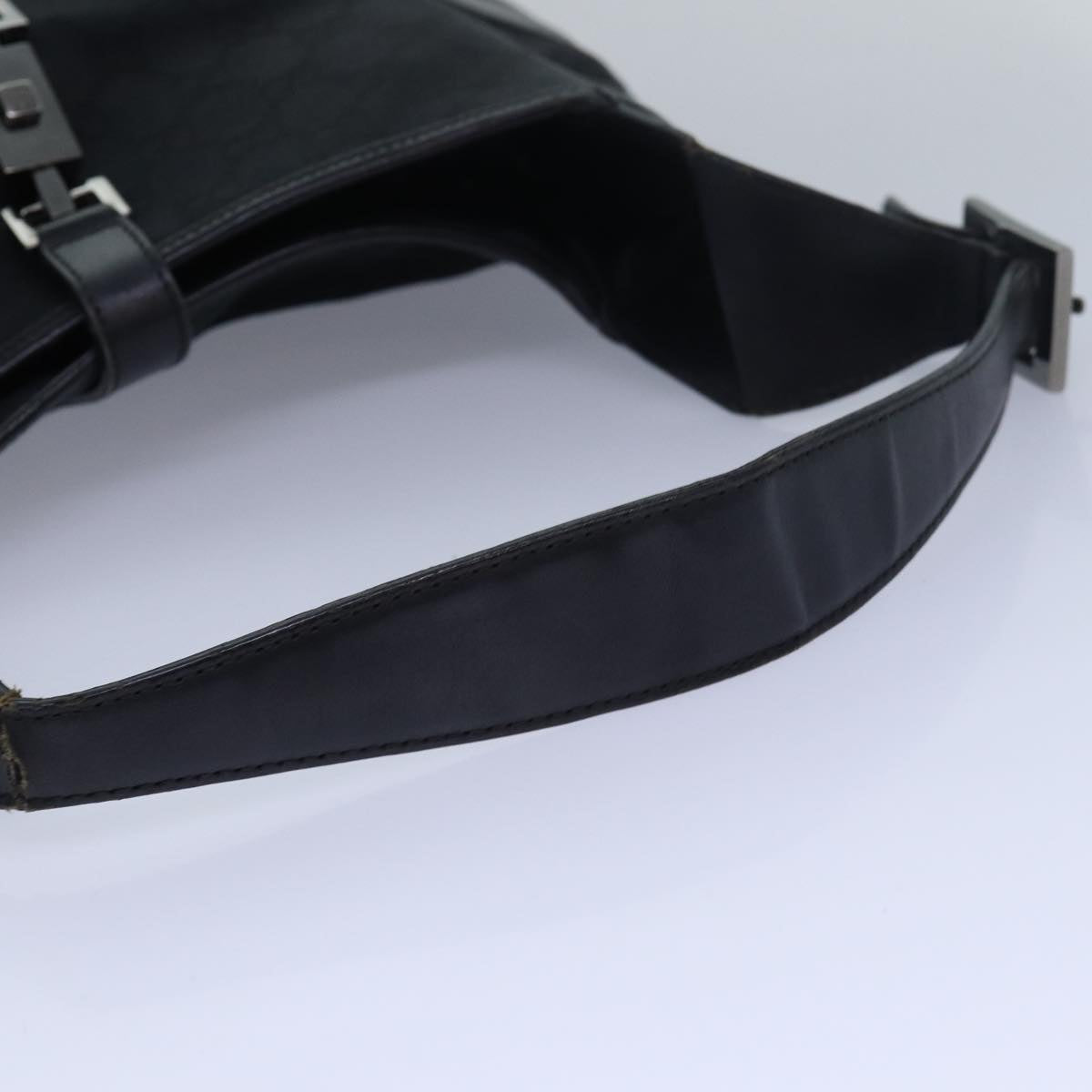 GUCCI GG Canvas Jackie Shoulder Bag Black 001 3306 80935