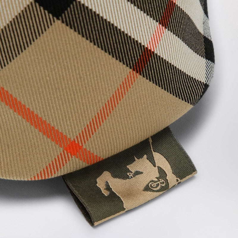 Burberry Small Bucket With Shoulder Strap Check Women