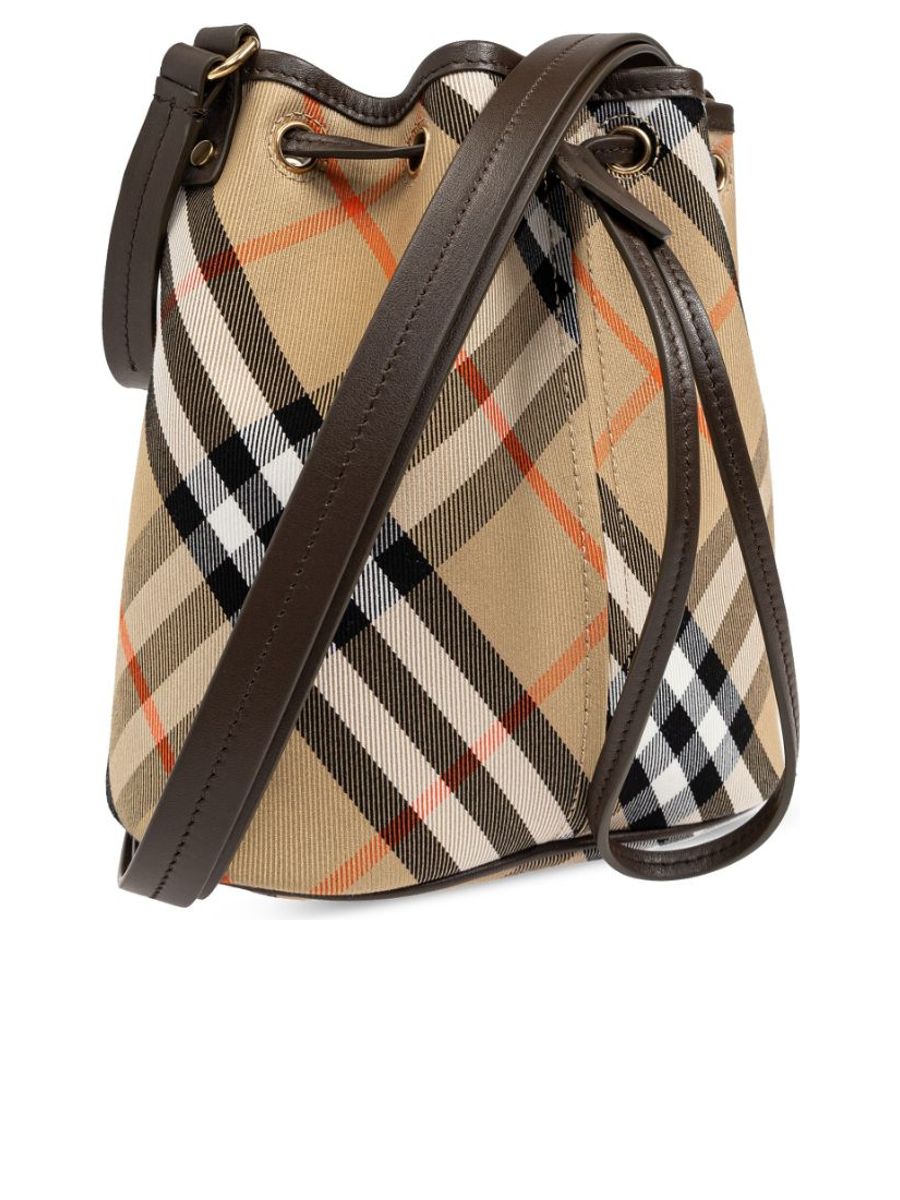 Mini Check Bucket Bag