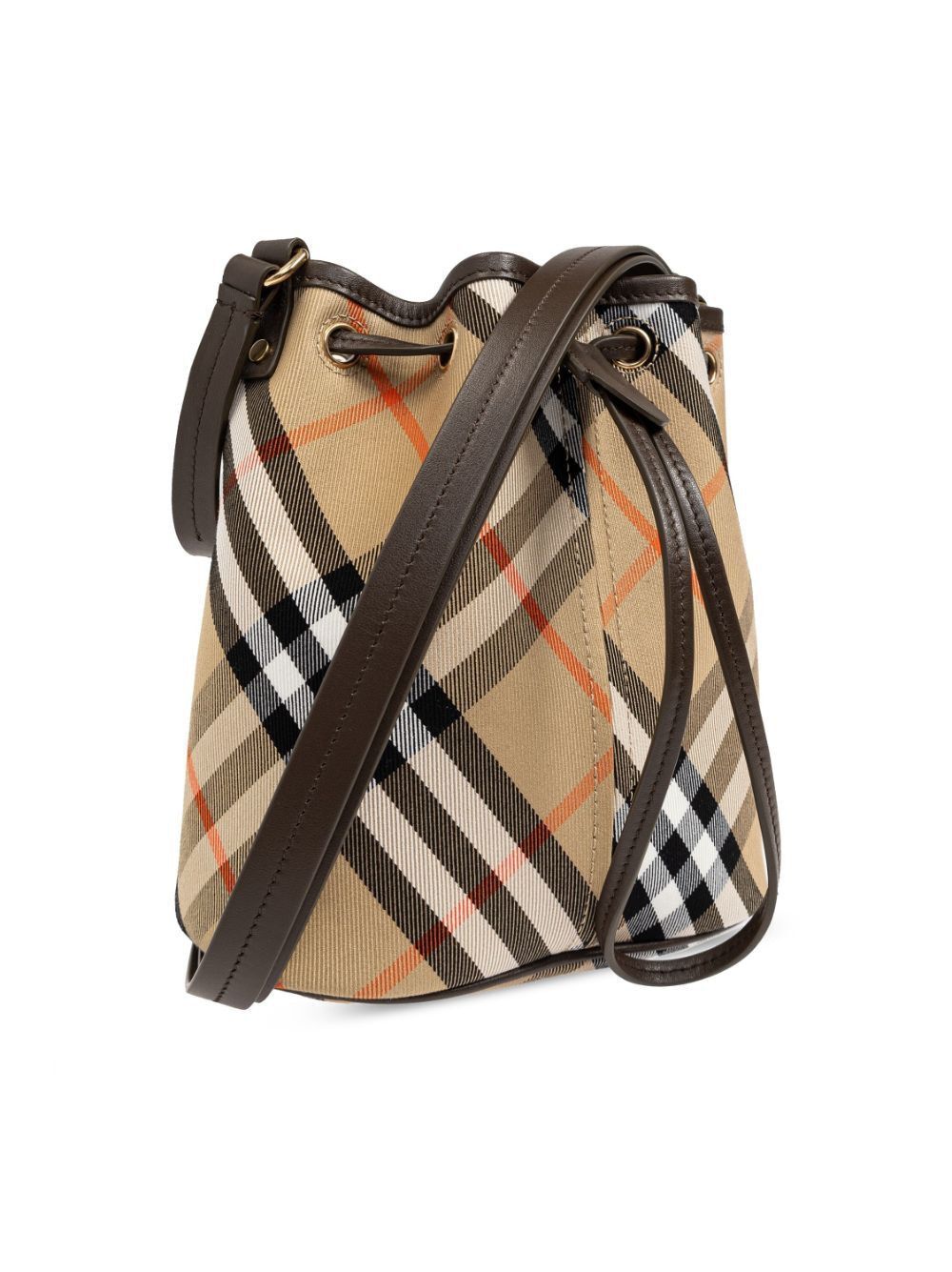 CHECK BUCKET BAG