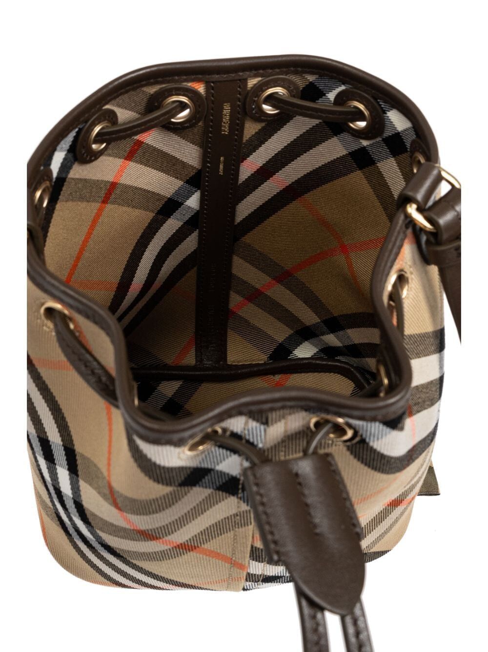 CHECK BUCKET BAG