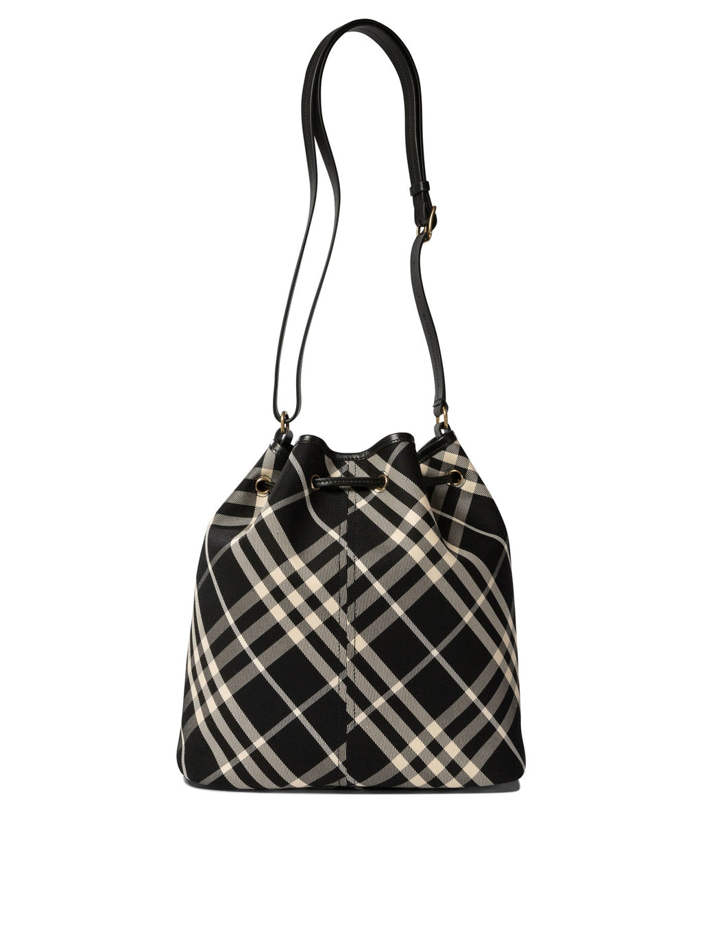 MEDIUM CHECK BUCKET BAG