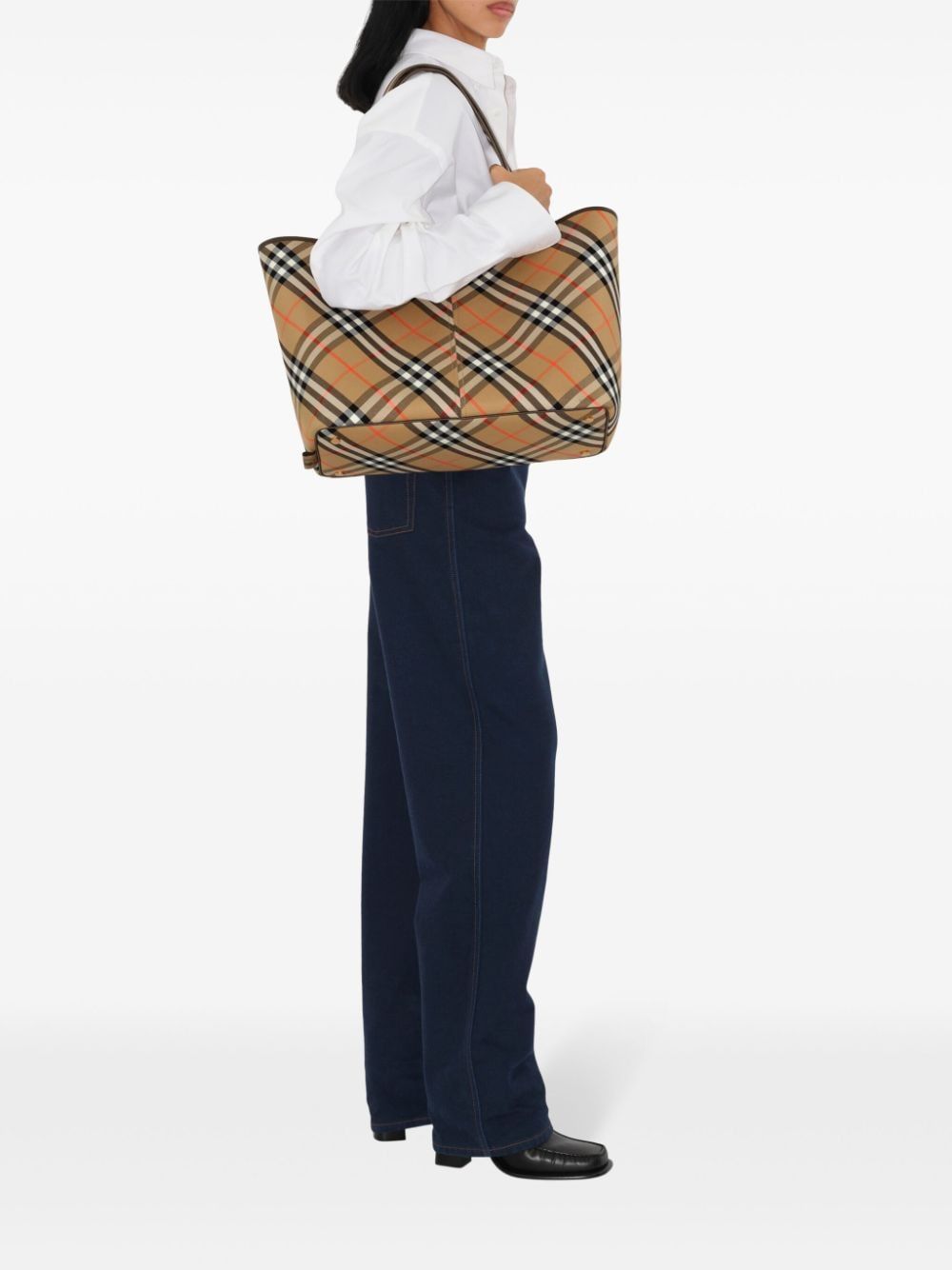 Check Medium Tote Bag