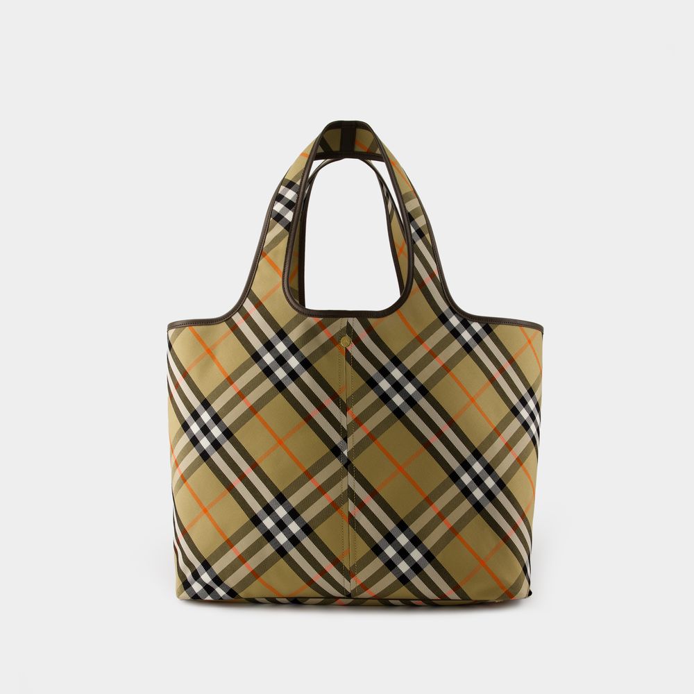 Medium Checkered Tote Bag