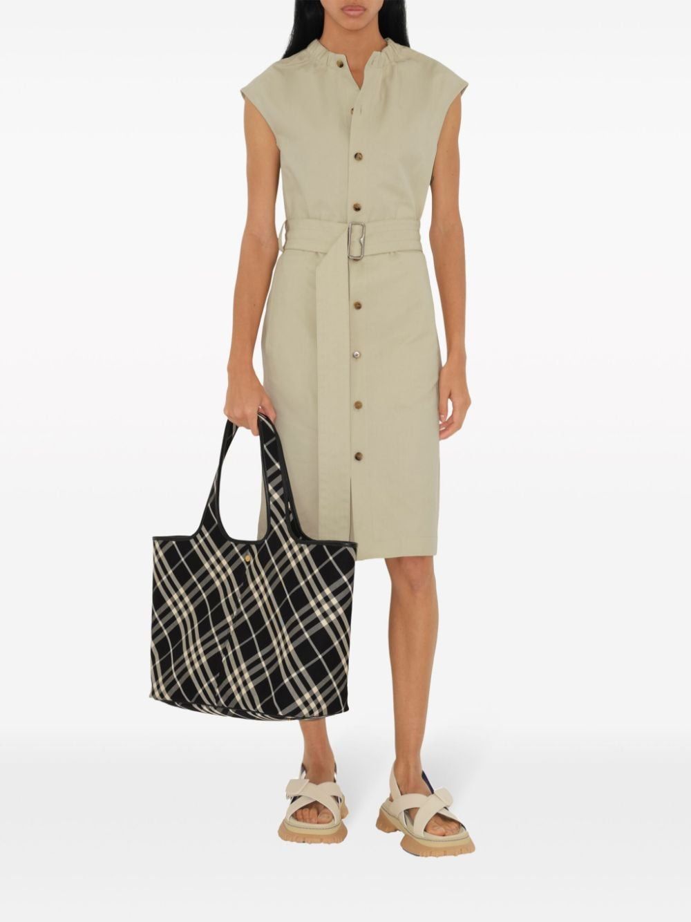 Medium Check Tote