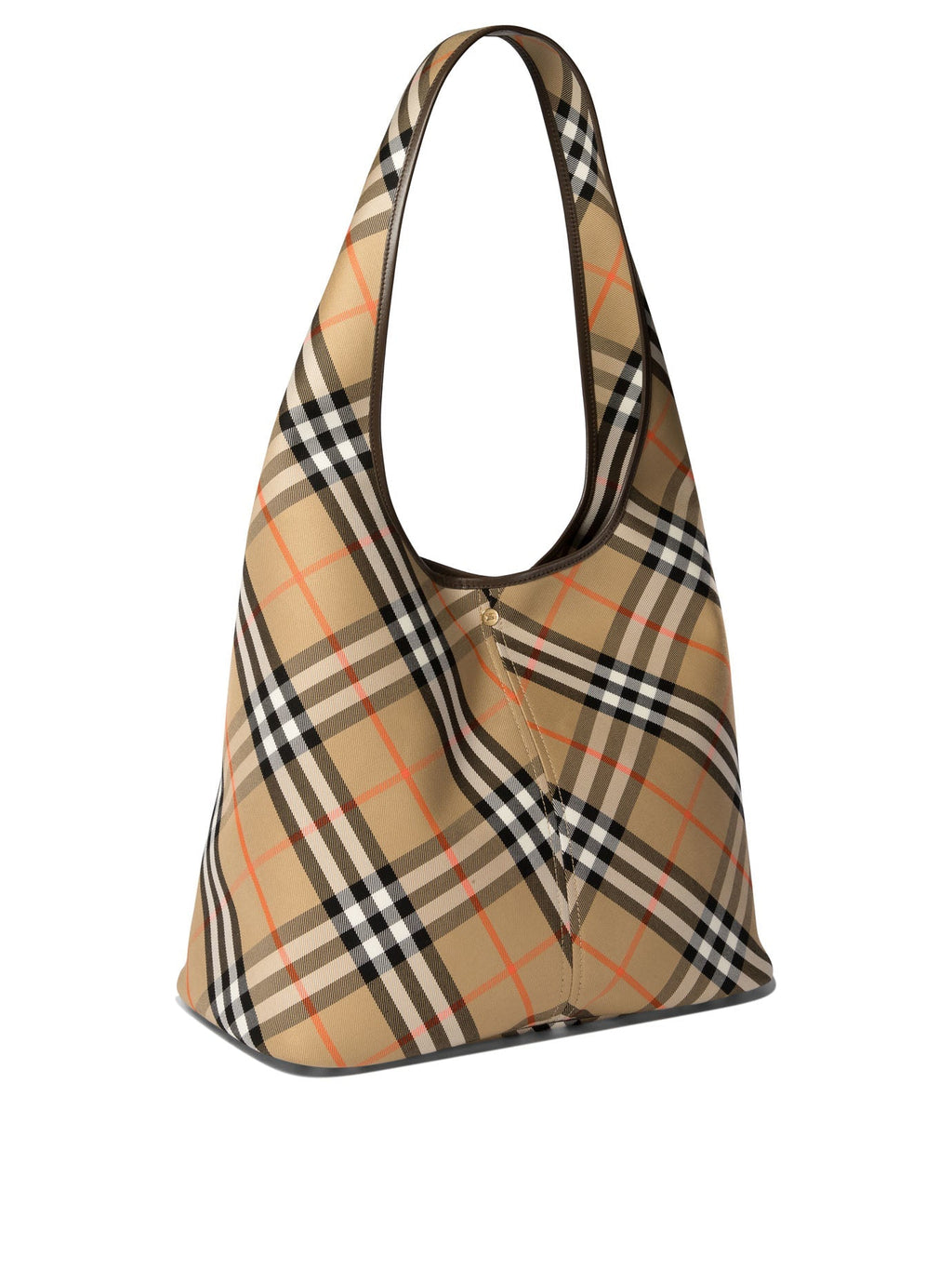 CHECK LARGE TOTE BAG