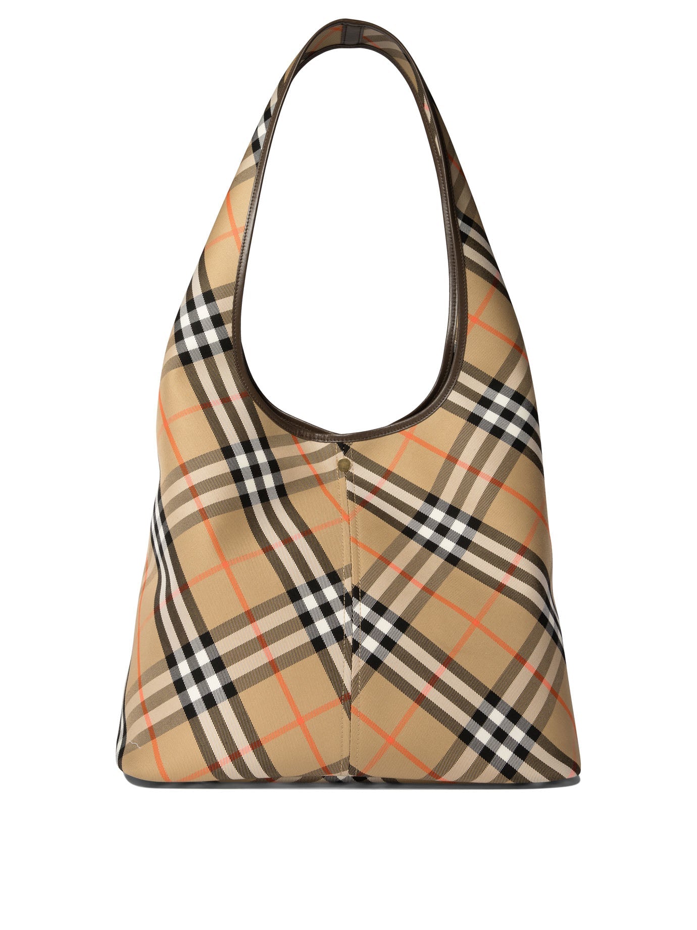 CHECK LARGE TOTE BAG