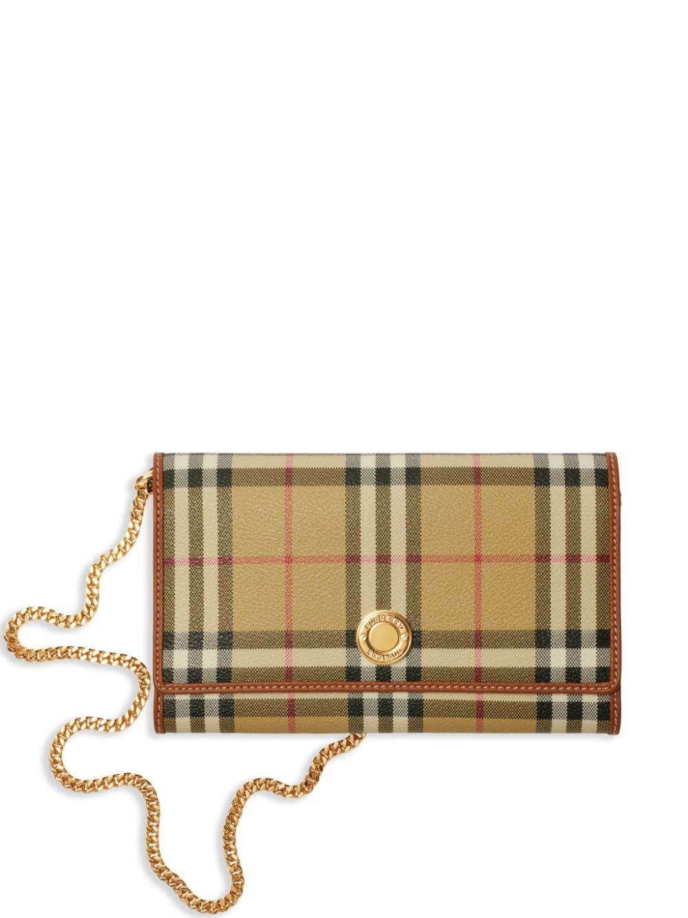 Check Chain Strap Wallet