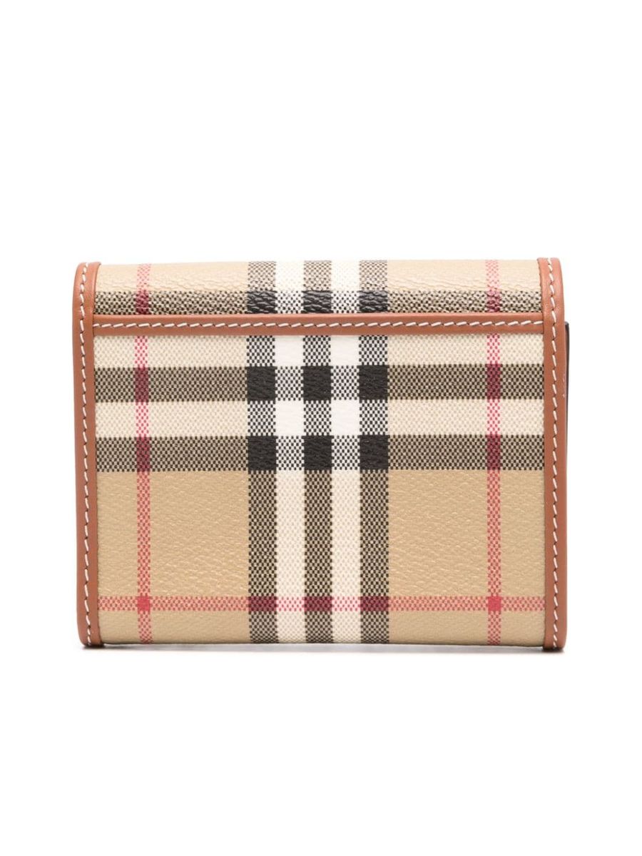 Vintage Check Trifold Wallet