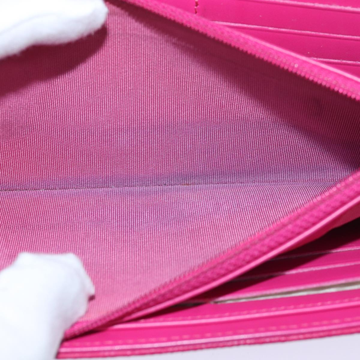 CHANEL Long Wallet Caviar Skin Pink CC 80946