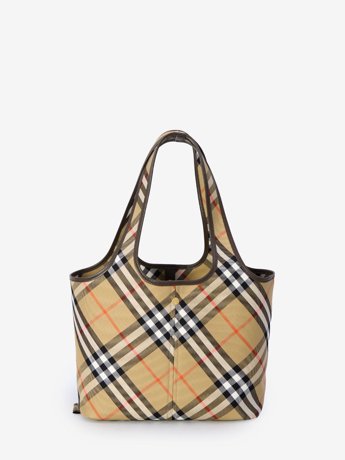 Small Check Tote Bag