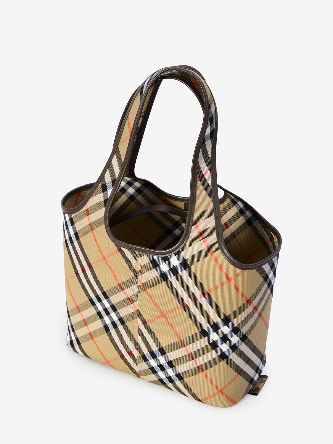 CHECK SHOPPER BAG